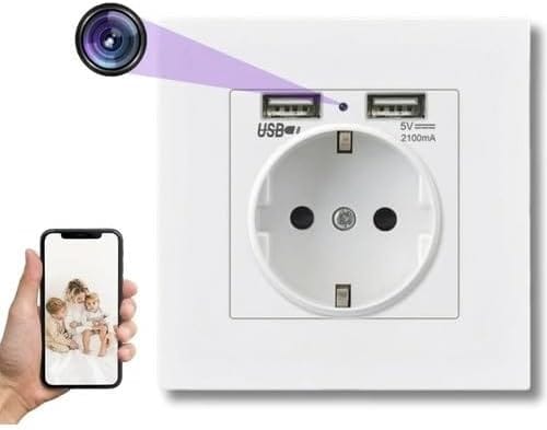 4 K Priz Gizli Kamera İp WİFİ Takip İzleme