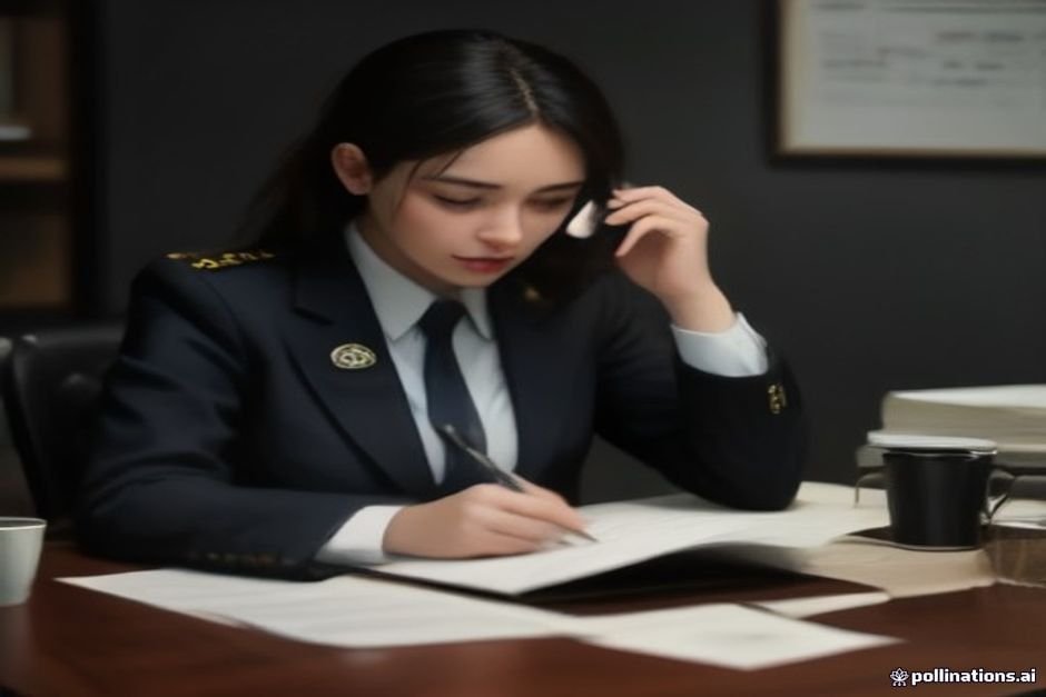 Ankara dedektif hizmetler kapsamında ofiste evrak inceleyen özel dedektif