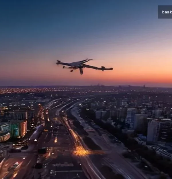 Ankara Eş Takip için modern şehirden havadan gözetleme drone görüntüsü