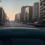 Ankara sokaklarında araçla yapılan profesyonel Ankara eş takibi çalışması