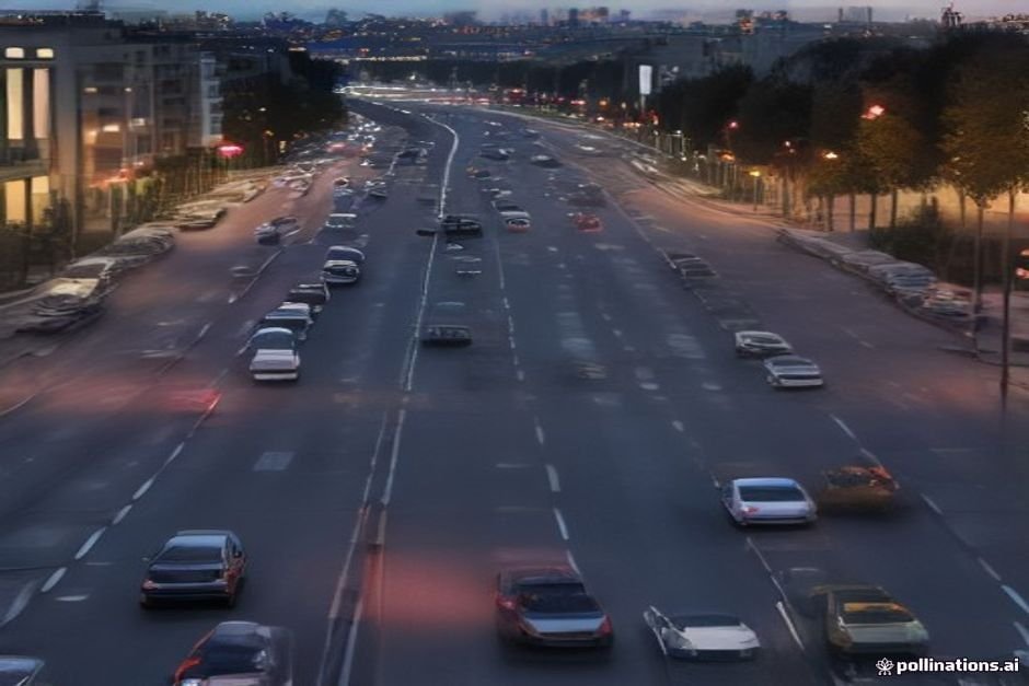 Ankara Eş Takip kamerası, yoğun kavşağı izliyor