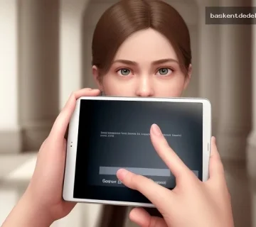 Dijital tablette otel kayıtları ve güvenlik mührü