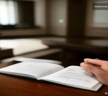 Resepsiyonda pasaport ve anahtarla yapılan Ankara otel kaydı işlemi