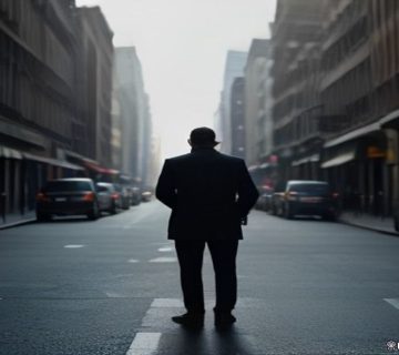 Şehrin sokaklarında eş takibi yapan özel dedektif